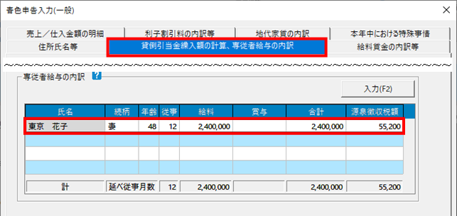 Q．会計製品から連携すると「家族設定」の専従者情報が書き換わって